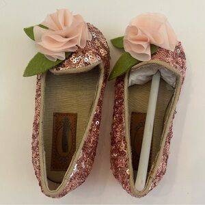 Never worn Joyfolie Rosie baby toddler girl sequin shoes Sz 5
